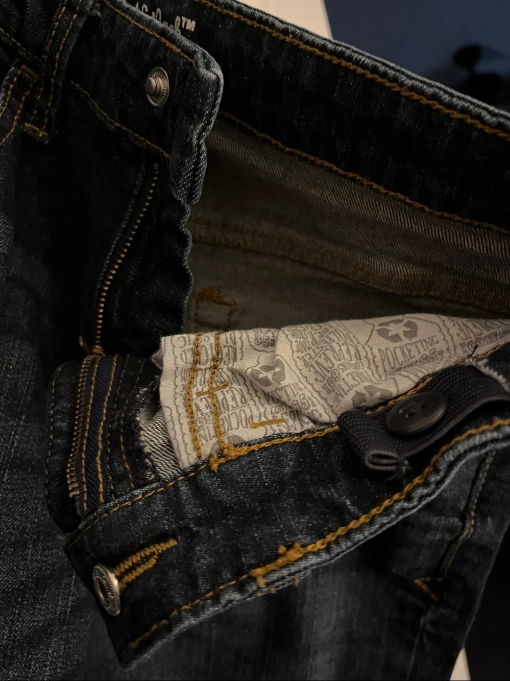 CAT&JACK Boys Dark Blue Bootcut Jeans Size 10